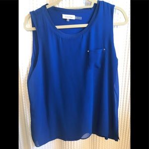 NWOT. Stunning Royal blue blouse. - Calvin Klein